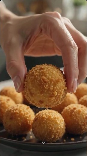 Crispy Chicken Cheese Balls | Golden Crunch & Cheesy Pull #asmr #chicken