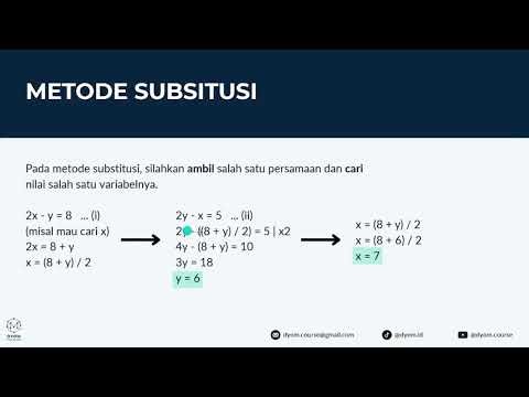 Tutorial Lengkap SPLDV: Metode Eliminasi, Substitusi & Campuran