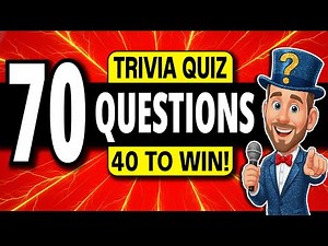 MOST FUN 70 Trivia Quiz Questions EVERYONE Must Try!