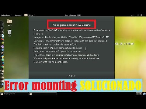 Could Not Mount NTFS Partition on Linux (Debian, Ubuntu, etc.) SOLVED | Like a Pro Hacker