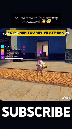 FREE FIRE FUNNY 😂 MOVEMENT 😂 SUBSCRIBD NOW 💯🙏 #ffkkamalesh #freefire #freefirediamondsintamil