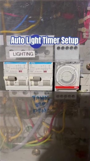 Auto Timer for lights Setup #shorts