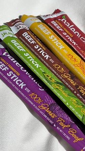 These 100% Grass Fed Beef Sticks from Paleovalley are my go-to snack. They’re made with 100% grass fed and finished beef, organic spices, and naturally occurring probiotics. 🌱🥩 There's 6g of protein per stick and they are keto and paleo-friendly. And right now, get 30 sticks for $36. Tap the link below to grab yours today! | Paleovalley