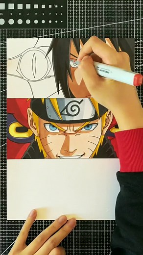 Creating Naruto Flipbook Drawing | Art Lucas