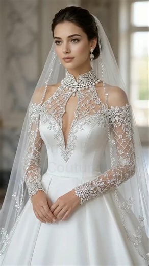 Elegant White Bridal Vision 👰✨ | Modern Wedding Dress | Eternal Bridal Couture
