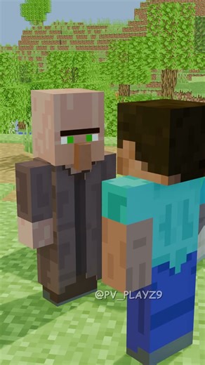Steve vs Annoying Villager 😂 | Minecraft Meme 006 #minecraft #animation #shorts