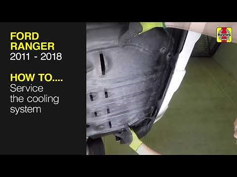 How to Service the cooling system on the Ford Ranger 2011 to 2018