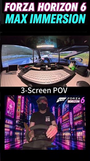 This FH6 Triple-Screen Setup is Insane! 🤯
