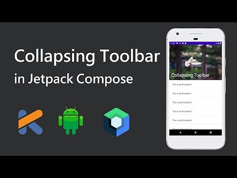 Collapsing Toolbar in Jetpack Compose | Vision Android | Android | kotlin