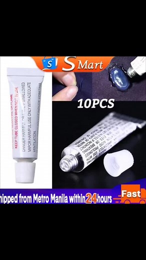 Air Mattress Repair Kit - 10 Pcs PVC Glue for Inflating Air Bed