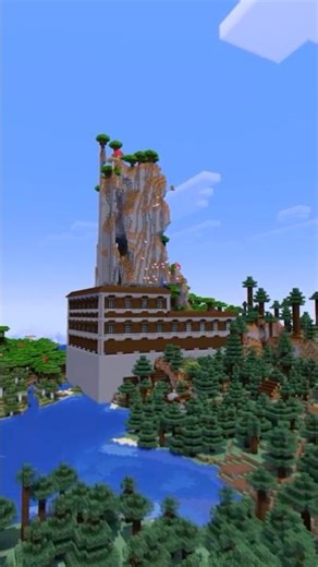 Minecraft Mansion Village Seed With INSANE Terrain!