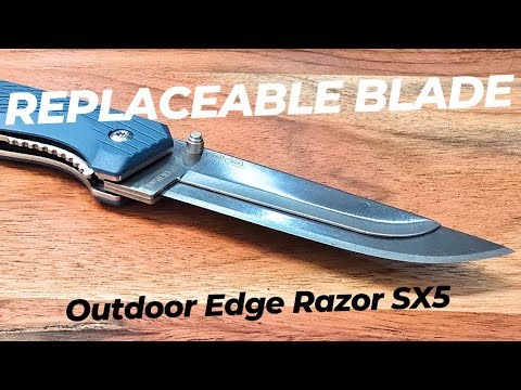 Outdoor Edge Razor SX5 | Replaceable Blade Hunting Knife Review. #OutdoorEdge #RazorSX5 #EDC