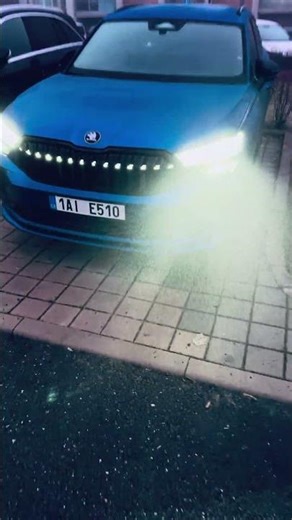 Škoda Kodiaq Sport (2025) - “welcome lights” #kodiaq #automobile #skodaauto #winter #travel