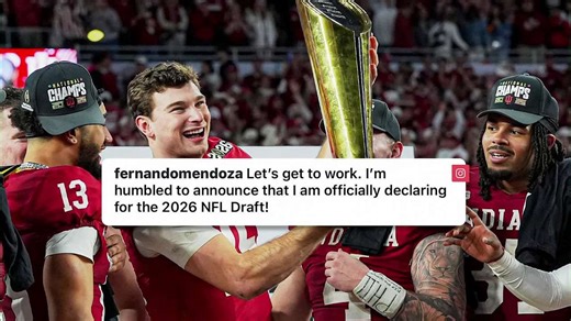 Fernando Mendoza declares for 2026 NFL Draft | 'The Insiders'