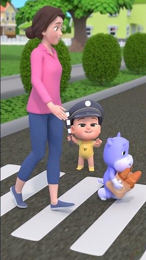 Police Car Song 🚓 | Lalafun Nursery Rhymes & Kids Songs