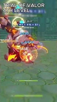 ARLECCHINO SHOWCASE: TRIAL OF VALOR | GENSHIN IMPACT #genshinimpact #hoyoverse #genshin #shorts