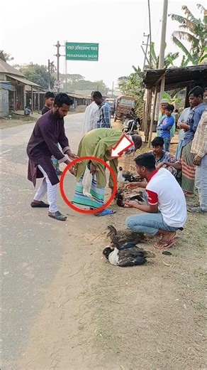 How He Secretly Kept Uncle’s Duck 😂🤣 | Funny Market Trick #funnyideas #funnypost