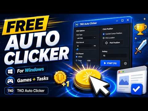Best Free Auto Clicker for Windows: Automate Game Clicking, Macros & Repetitive Tasks