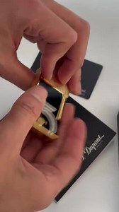 St Dupont Lighter COHIBA Black and Gold Plated Ligne 2 1:1 High Quality Replica Birthday Gift for Men Collection Box and Documents - Etsy