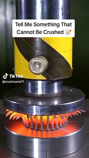Satisfying ASMR with Hydraulic Press