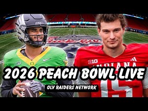 | Indiana Vs Oregon 2026 Chick-fil-A Peach Bowl Live 🚨 |