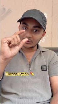 Encapsulation 💊 In Oops #java #motivation #javadeveloper #javaisawesome #javaking