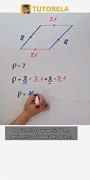 Calculate the Perimeter of a Parallelogram: Geometry Basics #Math #Parallelogram