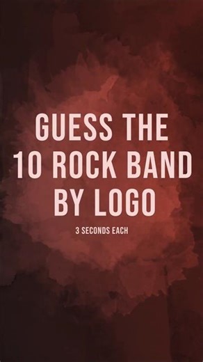 Guess 10 Rock Bands by Logo 🤘 | Rock Quiz #guesstheband #guessthelogo #musicquiz
