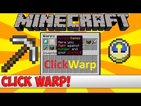 Minecraft Bukkit Plugin - Click Warp - Tutorial