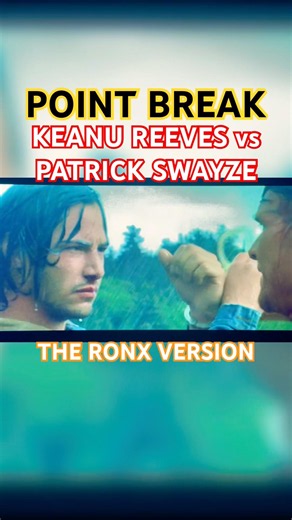 Keanu Reeves vs Patrick Swayze-Point break #theronxofficial #movieclips #keanureeves