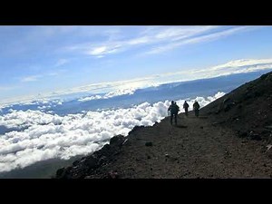 須走ルート 下山道フル動画 001/008 (吉田口頂上から下山道入口の下まで) 富士山登山動画