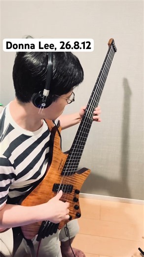 Donna Lee, 26.8.12 #strandbergguitars #jacopastorius #charlieparker #donnalee #basssolo