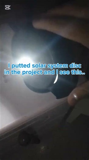 I putted solar system disc in the project and I'm seeing this 🥺🌑