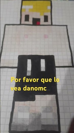 dibuje a danomc #minecraft #videoviral #danomc