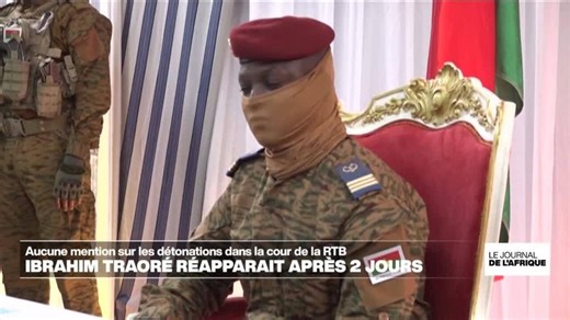 Burkina Faso : après deux jours de confusion, Ibrahim Traoré réapparaît sur les antennes de la RTB