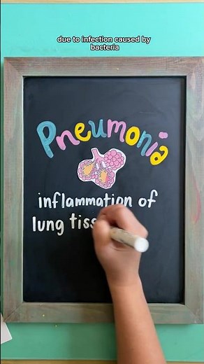 TYPES of PNEUMONIA 🩺 #nursing