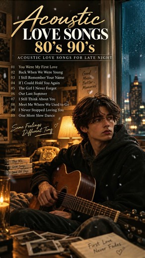 Home Again Best Acoustic Love Songs 90s ❤️One More Night, Let It Be, Sacrifice #acoustic