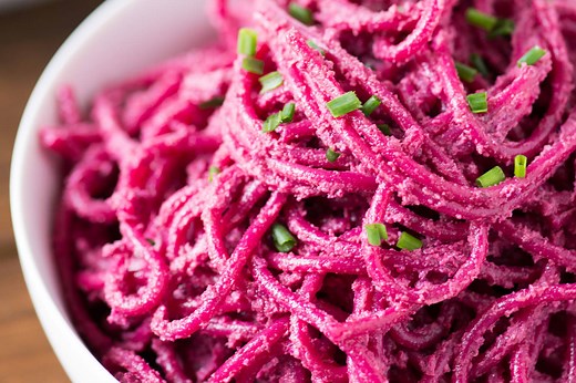 Vegan Beet Pesto Pasta