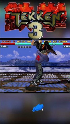Tekken 3 - King 100% Damage Grapple vs Paul | 鉄拳3 キング 投げコンボ | 철권3 킹 콤보 #Shorts