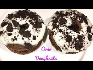 Baked Oreo Doughnuts | Cookies and Cream Doughnuts