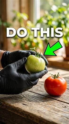 The Best Way To Ripen Tomatoes Off The Vine 🍅 #gardeninghacks #tips