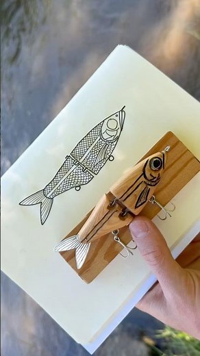 Building My First Wooden Glide Bait | Handmade Fishing Lure #handmadelure #glidebait #customlures