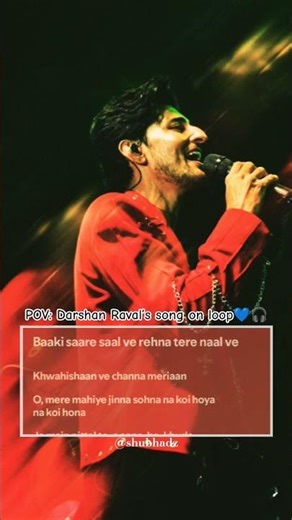 Darshan Raval song on loop♾️💙✨#darshanravaldz #mahiyejinnasohna #newsong #edit #viral#fypシ #ytshorts
