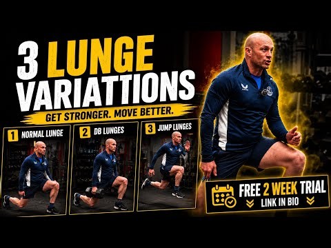 🏆 3 Lunge Variations Everyone Should Know