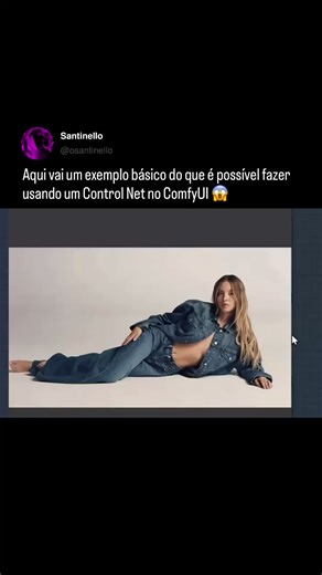 É bizarro o que da pra fazer com controlnets no ComfyUI! 😱 Duvido clicar no link da bio! #comfyui #ia #sora2 #veo3 #inteligenciaartificial