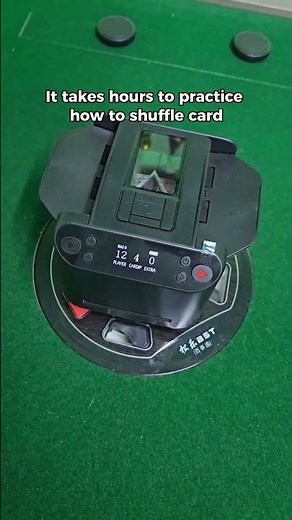 It takes hours to practice how to shuffle card but now you don't need