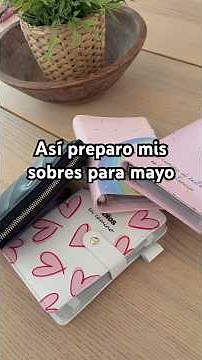 Así preparo mis sobres para mayo 💸 | Método de los sobres paso a paso