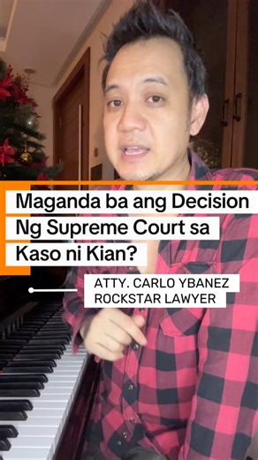 Maganda ba ang SC Decision sa kaso ni Kian? #therockstarlawyer #HeyMoonshine #legalknowledgesharing #fyp | Atty Carlo Ybanez