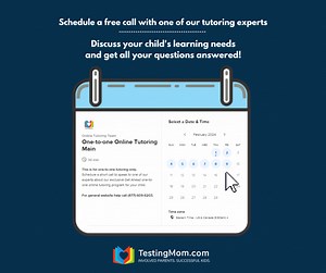 Unlock your child's test-taking potential with our personalized tutoring! Schedule your FREE consultation now by visiting www.testingmom.com/tutoring 📚🏆💪 | Testing Mom