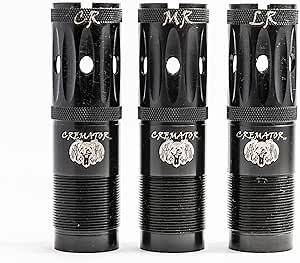 Carlson's Choke Tubes 12 Gauge for Winchester - Browning Inv - Moss 500 [ 3 Pack | Close, Mid & Long Range ] Blued Steel | Cremator Ported Waterfowl Choke Tube | Made in USA